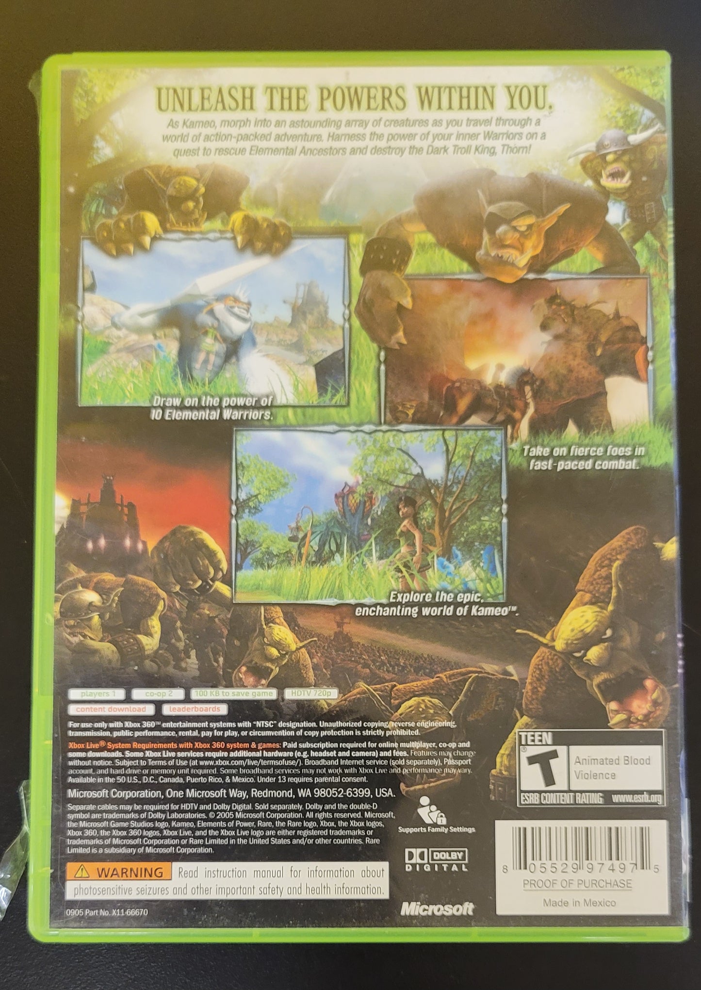 Kameo Elements of Power - Xb360 - Used
