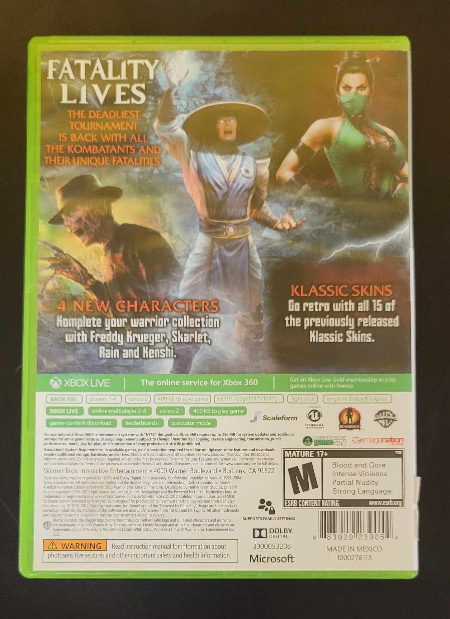 Mortal Kombat Komplete Edition - Xb360 - Used