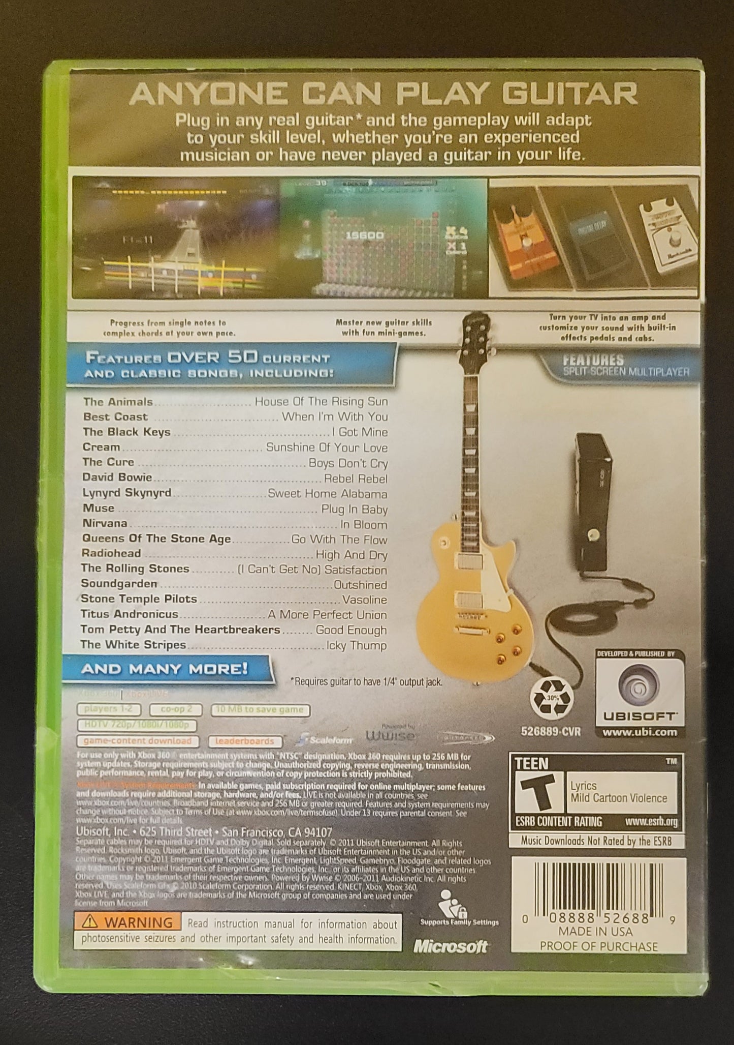 Rocksmith - Xb360 - Used