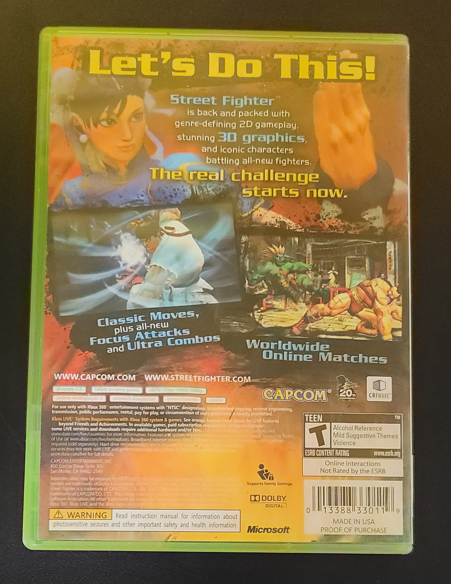 Street Fighter 4 - Xb360 - Used