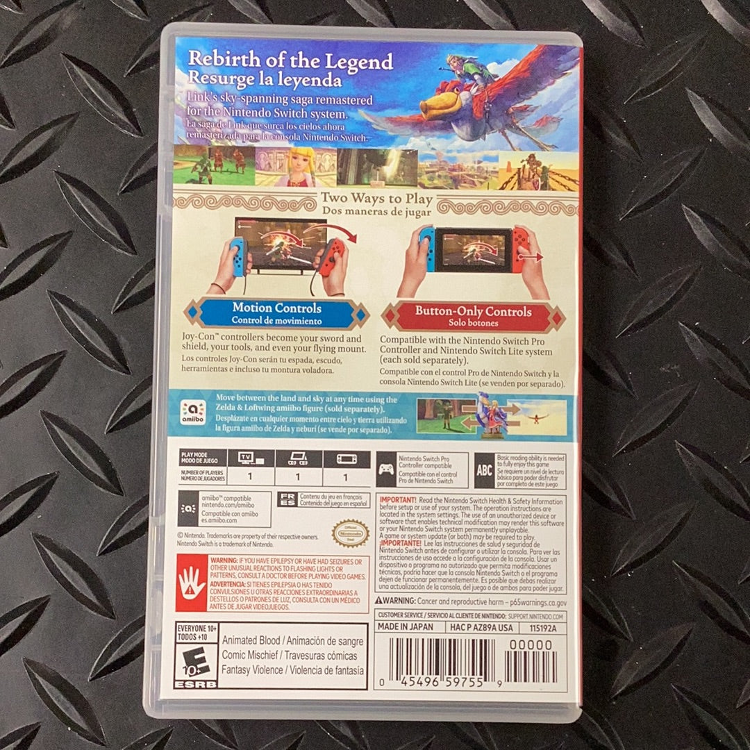 Legend of Zelda Skyward Sword HD - Switch - Used