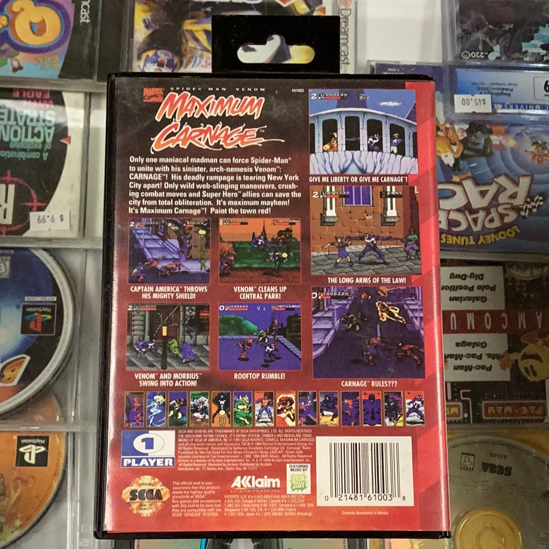 Maximum Carnage - Genesis - Used