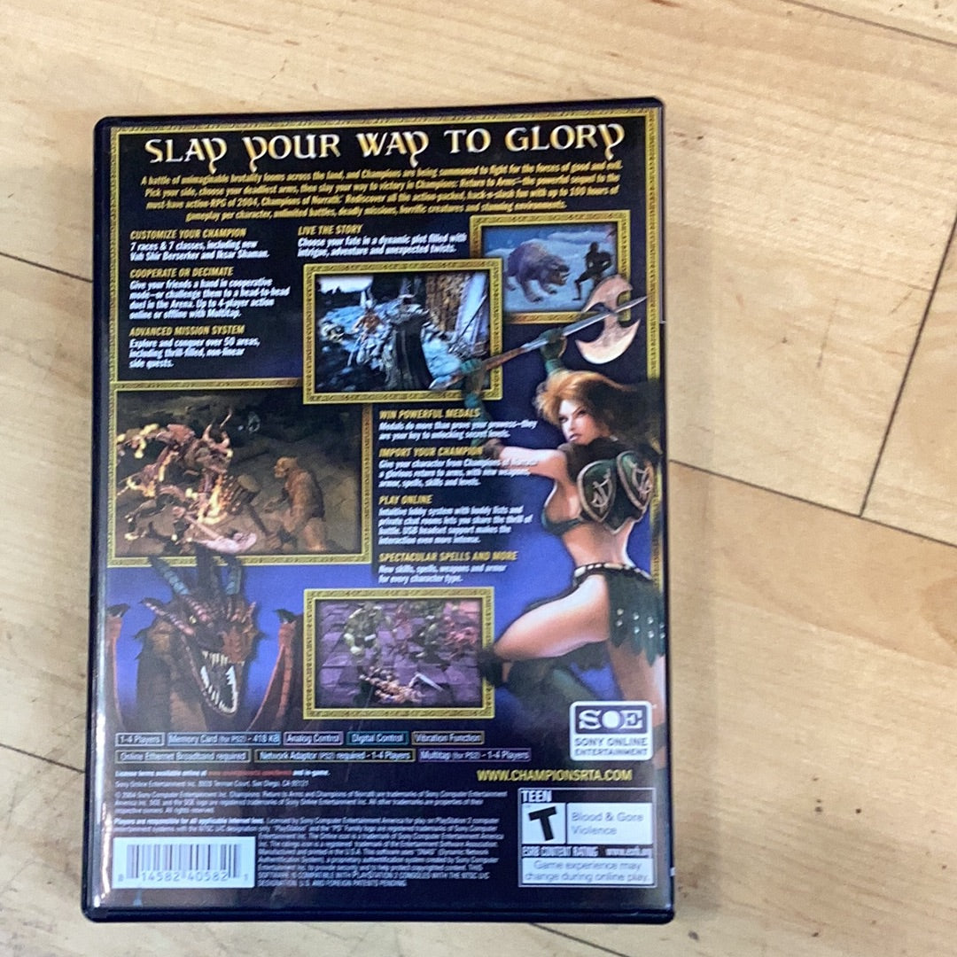 Champions Return to Arms - PS2 Game - Used