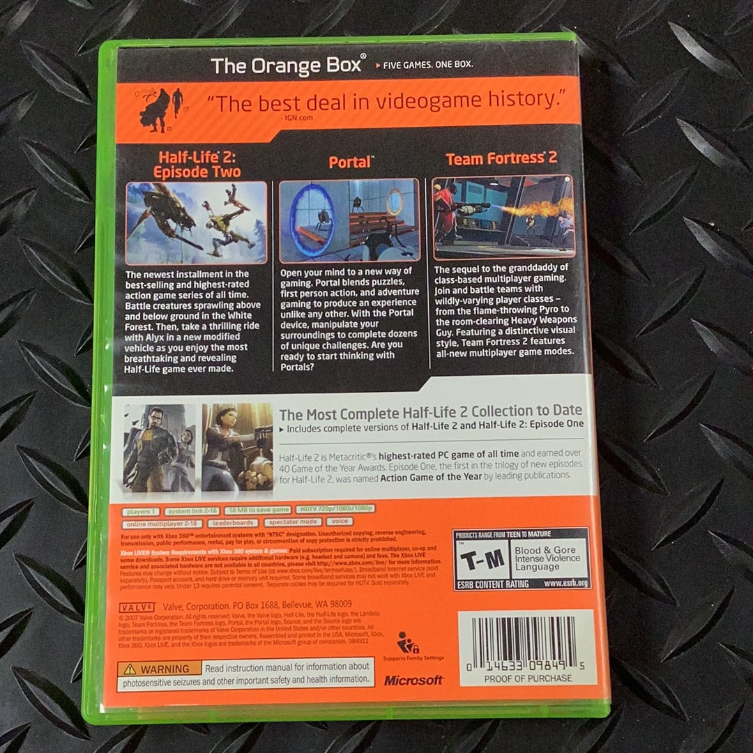 The Orange Box - Xb360 - Used