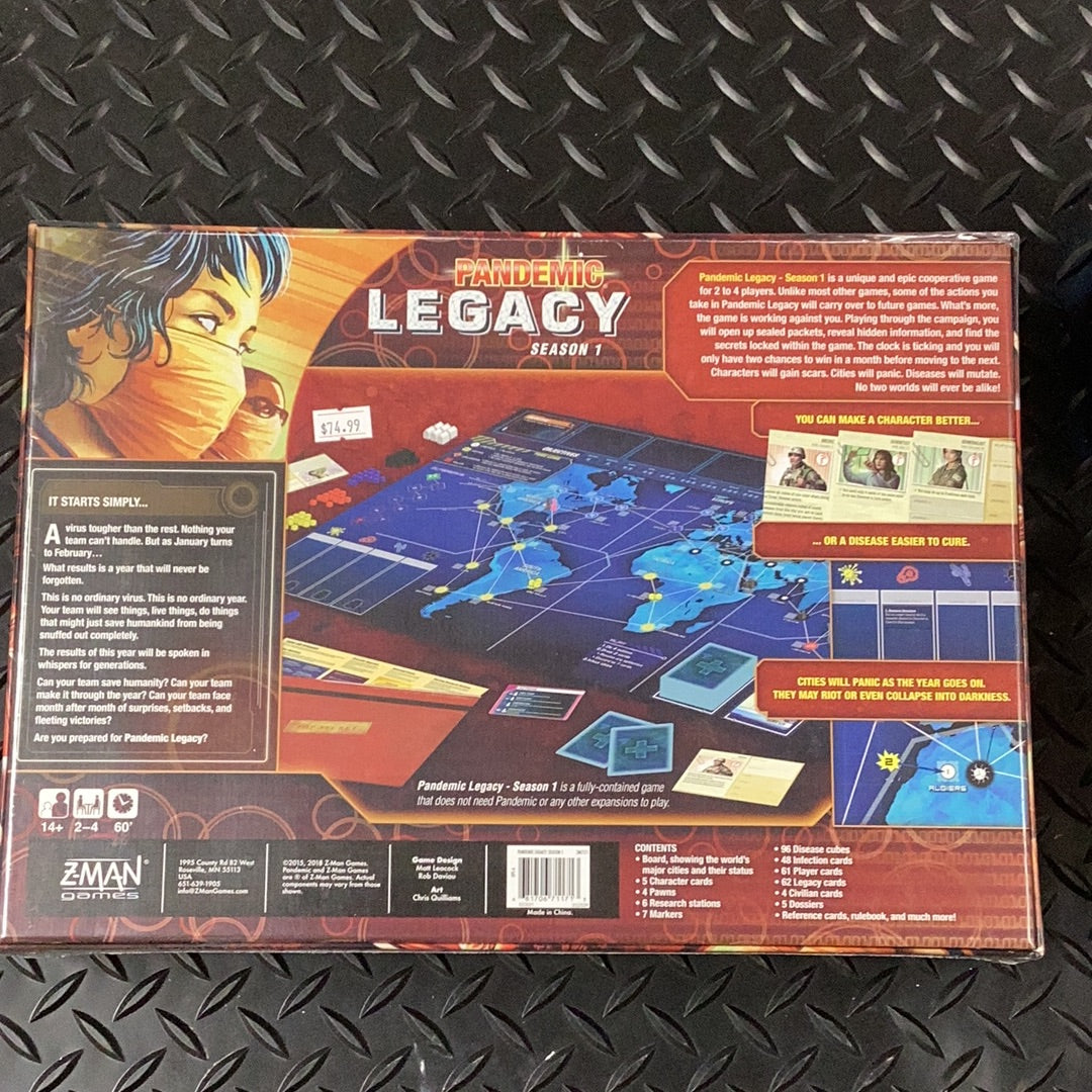 Pandemic Legacy Season 1 Board Game