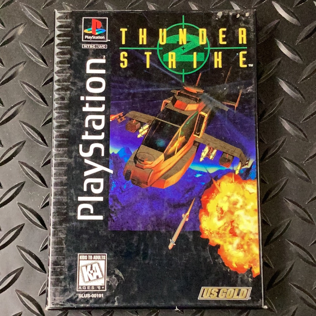 Thunder Strike 2 (Longbox) - PS1 Game - Used