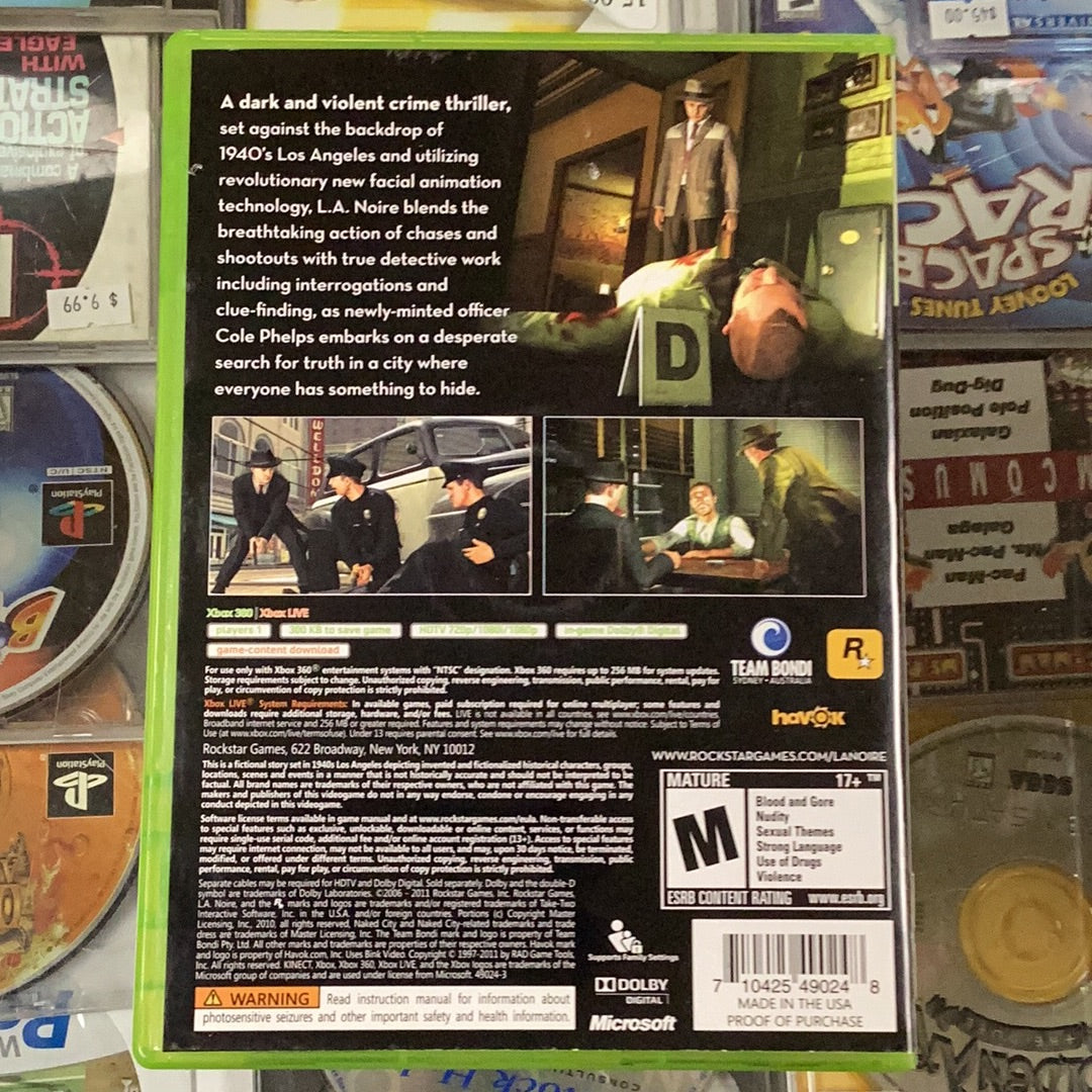 LA Noire - Xb360 - Used