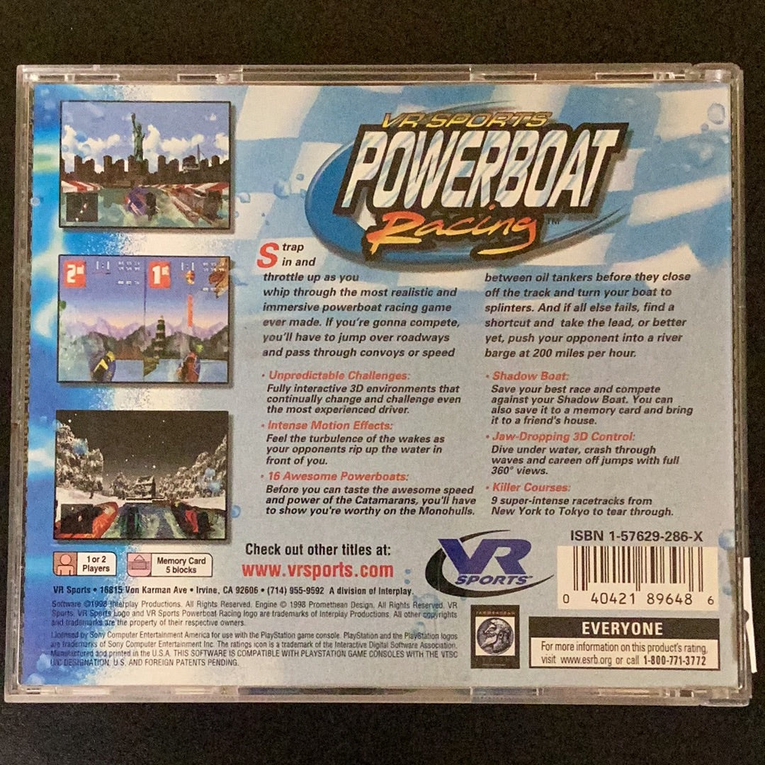 Powerboat Racing - PS1 - Used