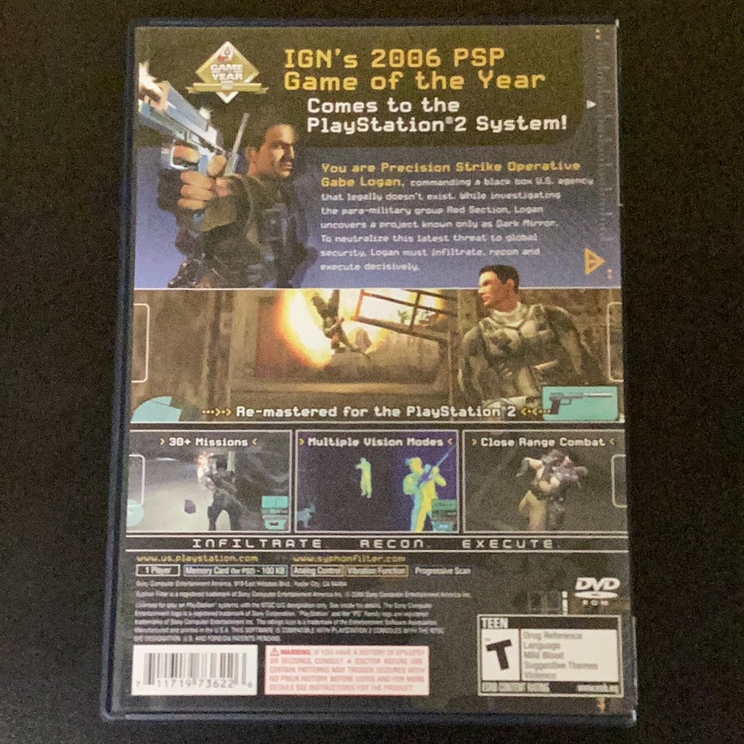 Syphon Filter Dark Mirror - PS2 Game - Used