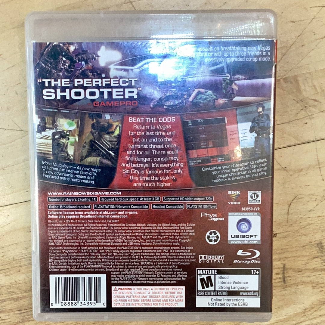 Tom Clancy’s Rainbow Six Vegas 2 - PS3 - Used