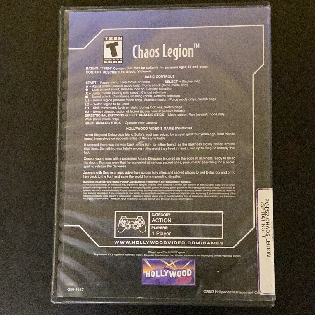 Chaos Legion - PS2 Game - Used