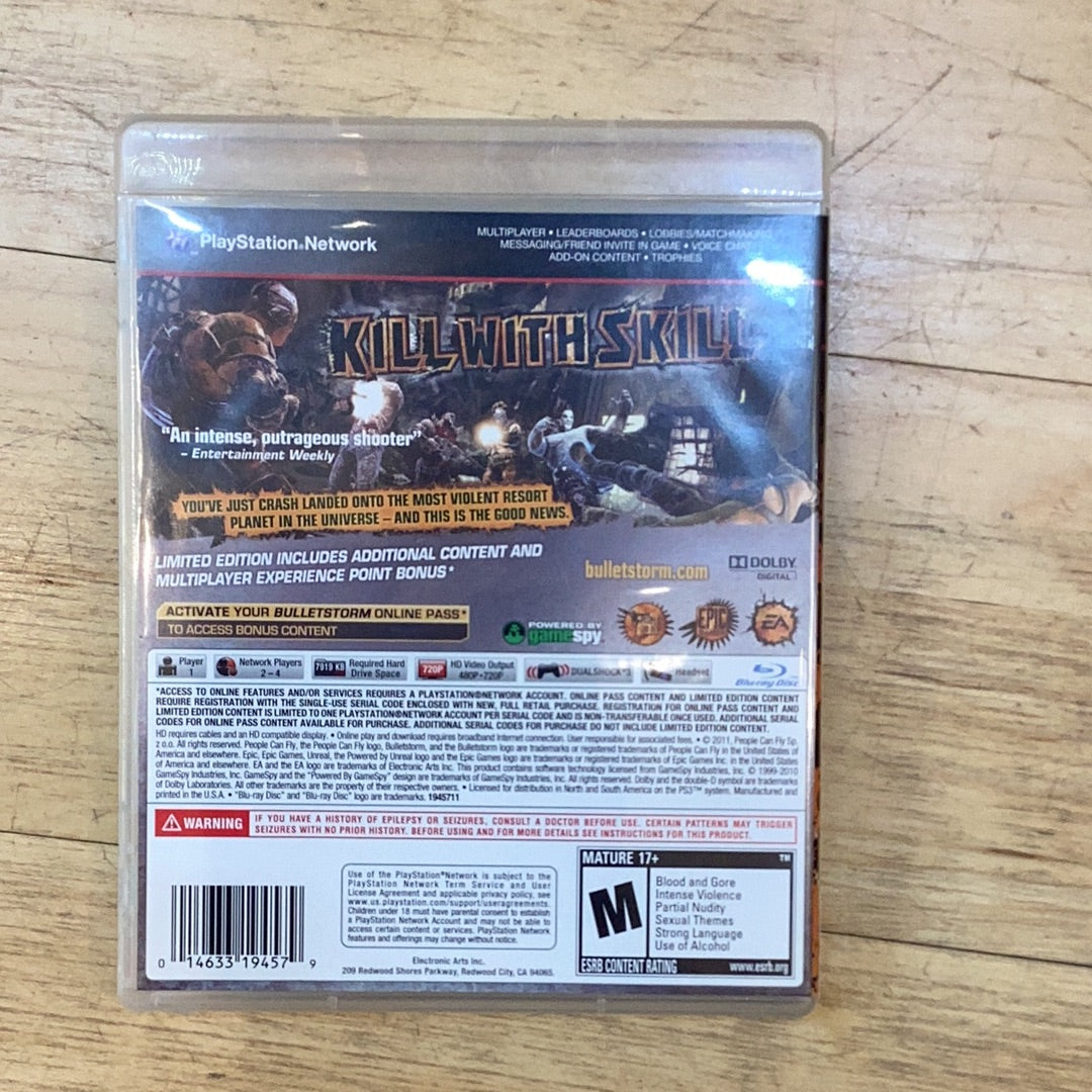 Bulletstorm Limited Edition - PS3 - Used