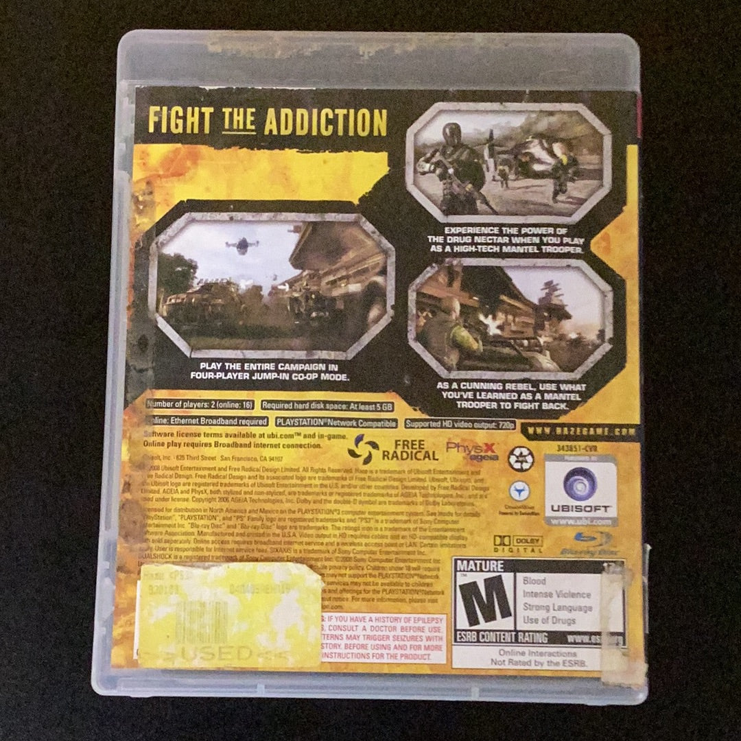 Haze - PS3 Game - Used