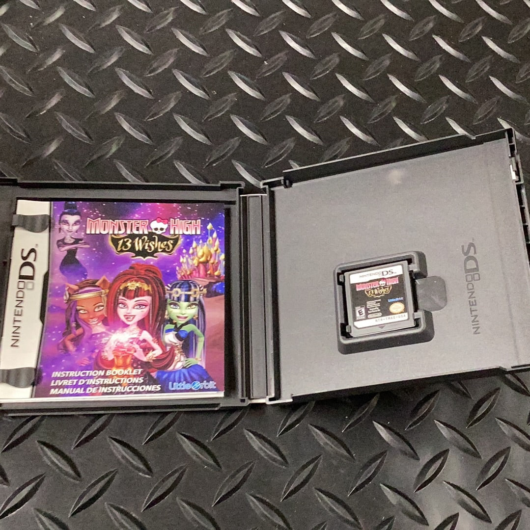 Monster High 13 Wishes - Nintendo DS - Used
