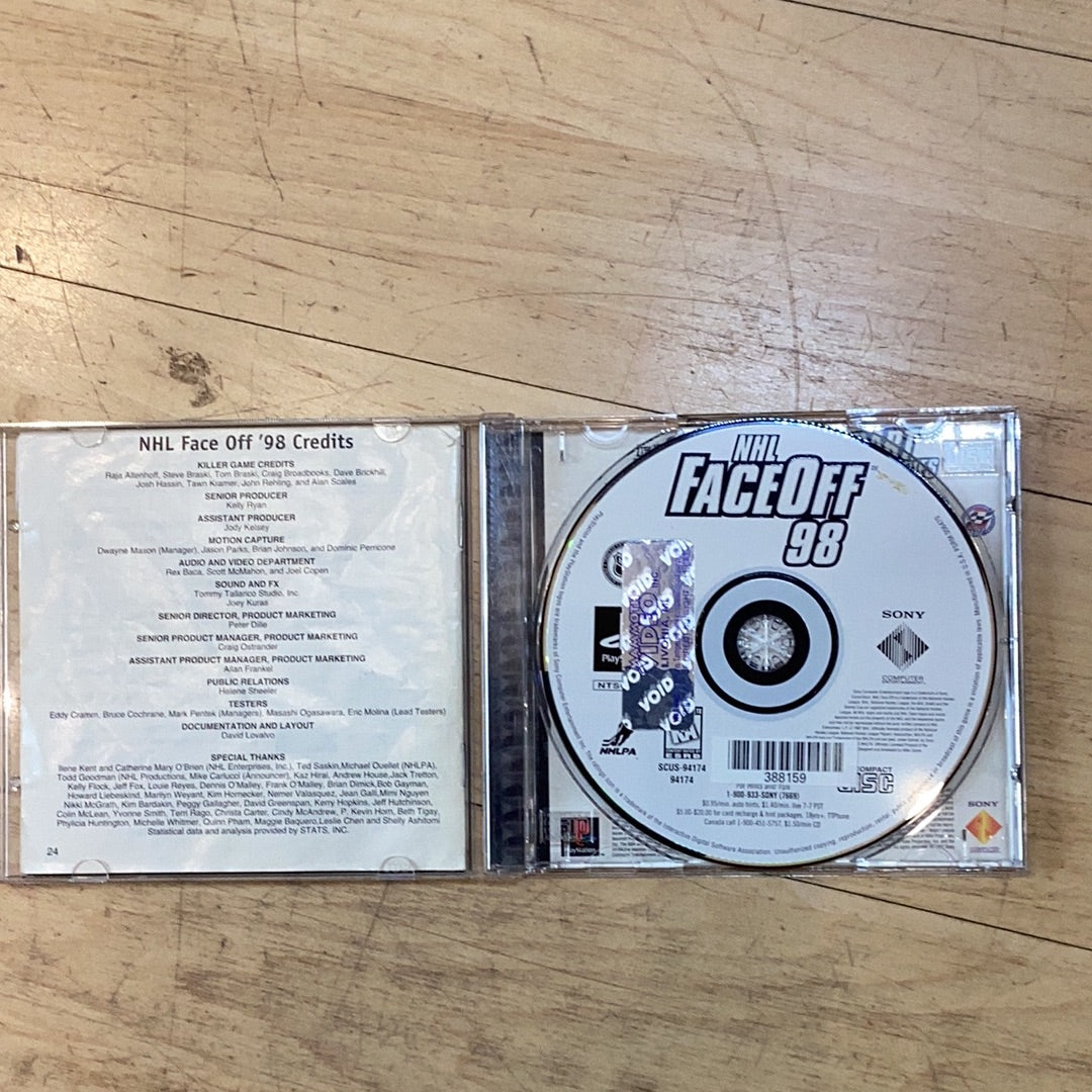 NHL Face Off 98 - PS1 - Used