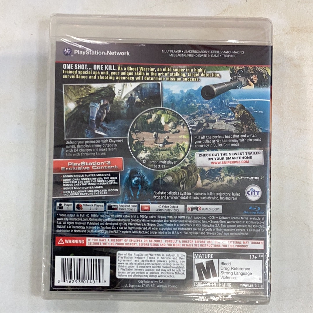 Sniper Ghost Warrior - PS3 - Sealed