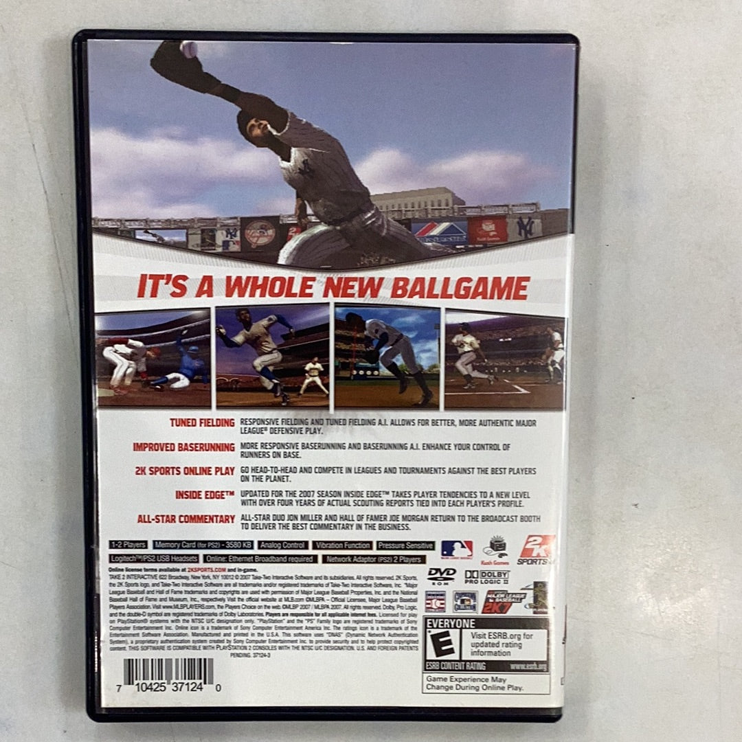 Major League Baseball 2K7 - PS2 - Used