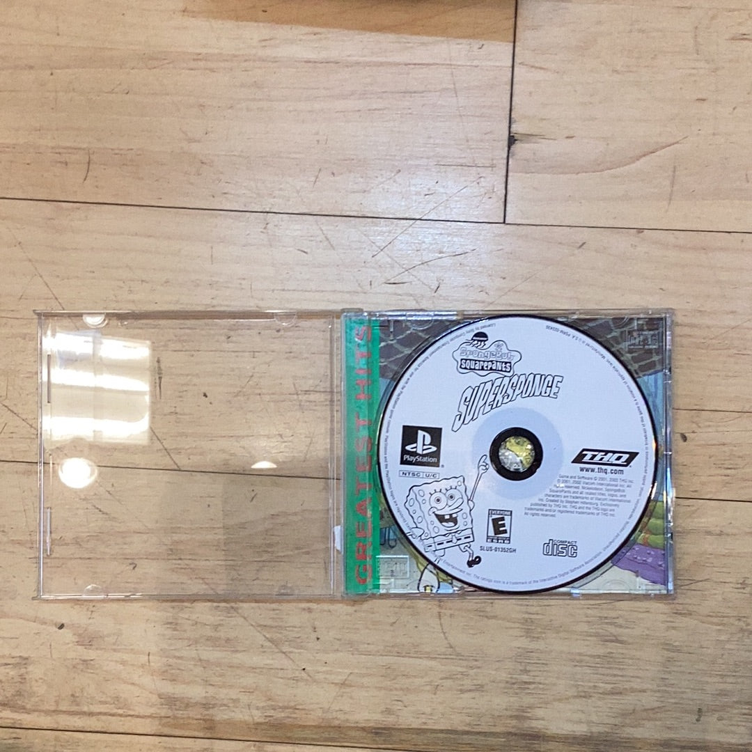 Spongebob Squarepants Supersponge - PS1 - Used