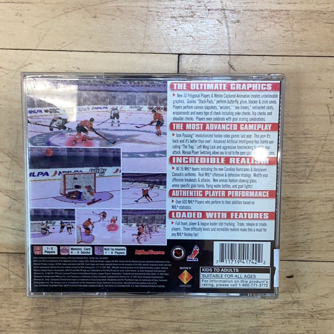 NHL Face Off 98 - PS1 - Used