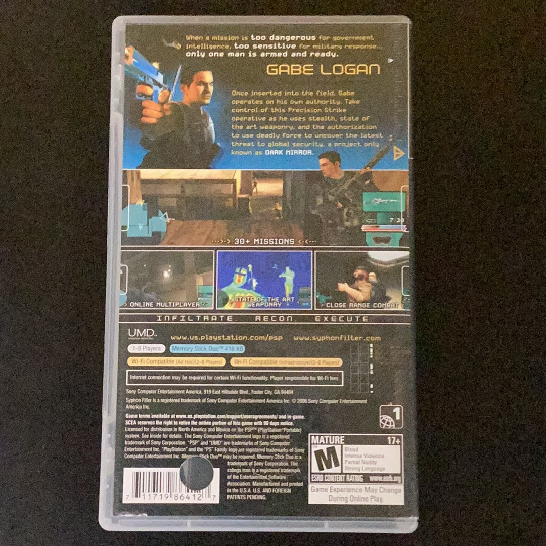 Syphon Filter Dark Mirror - PSP - Used