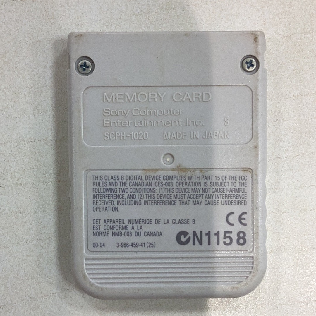 Playstation OEM Memory Card