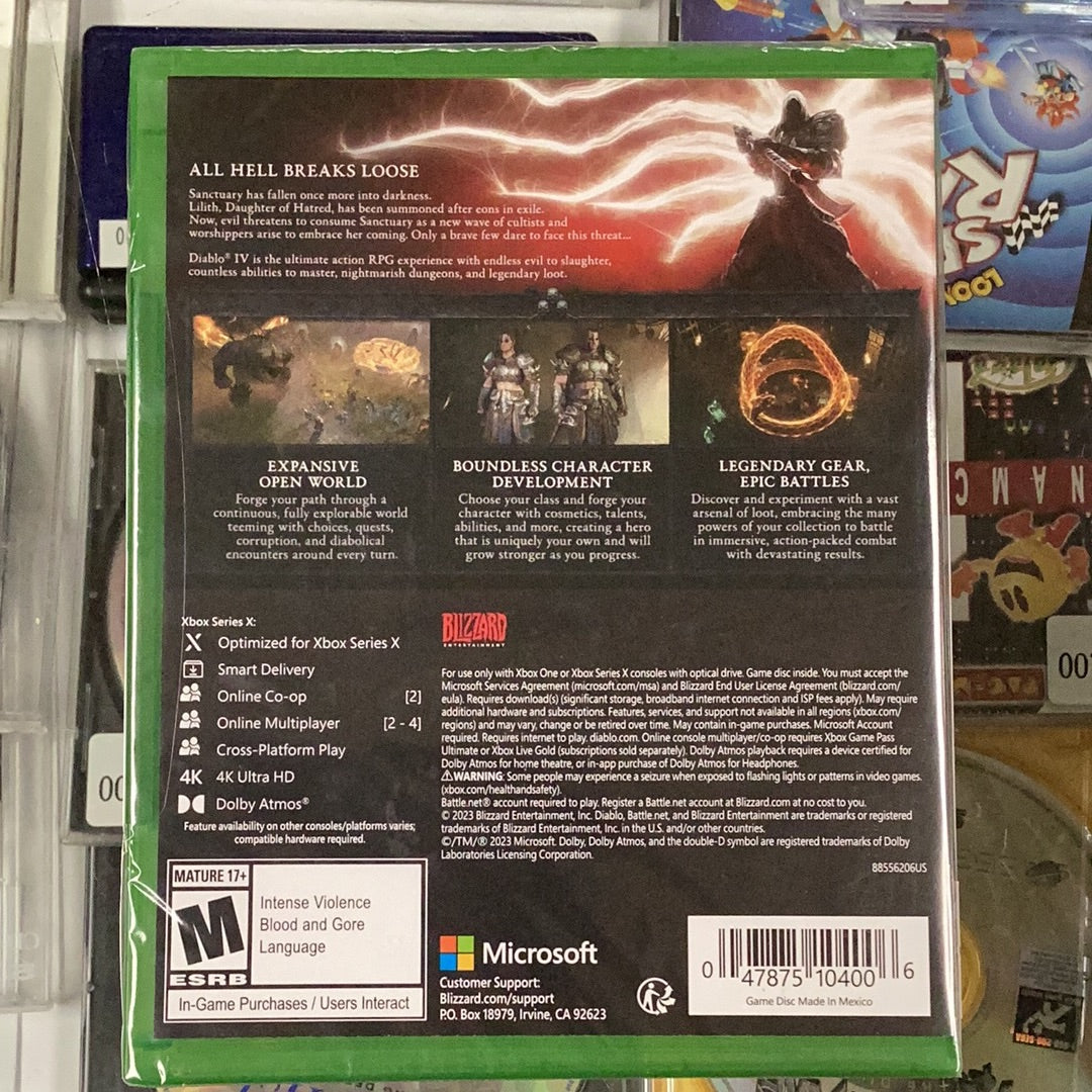 Diablo 4 Cross Gen Bundle - XBSERIES- Sealed