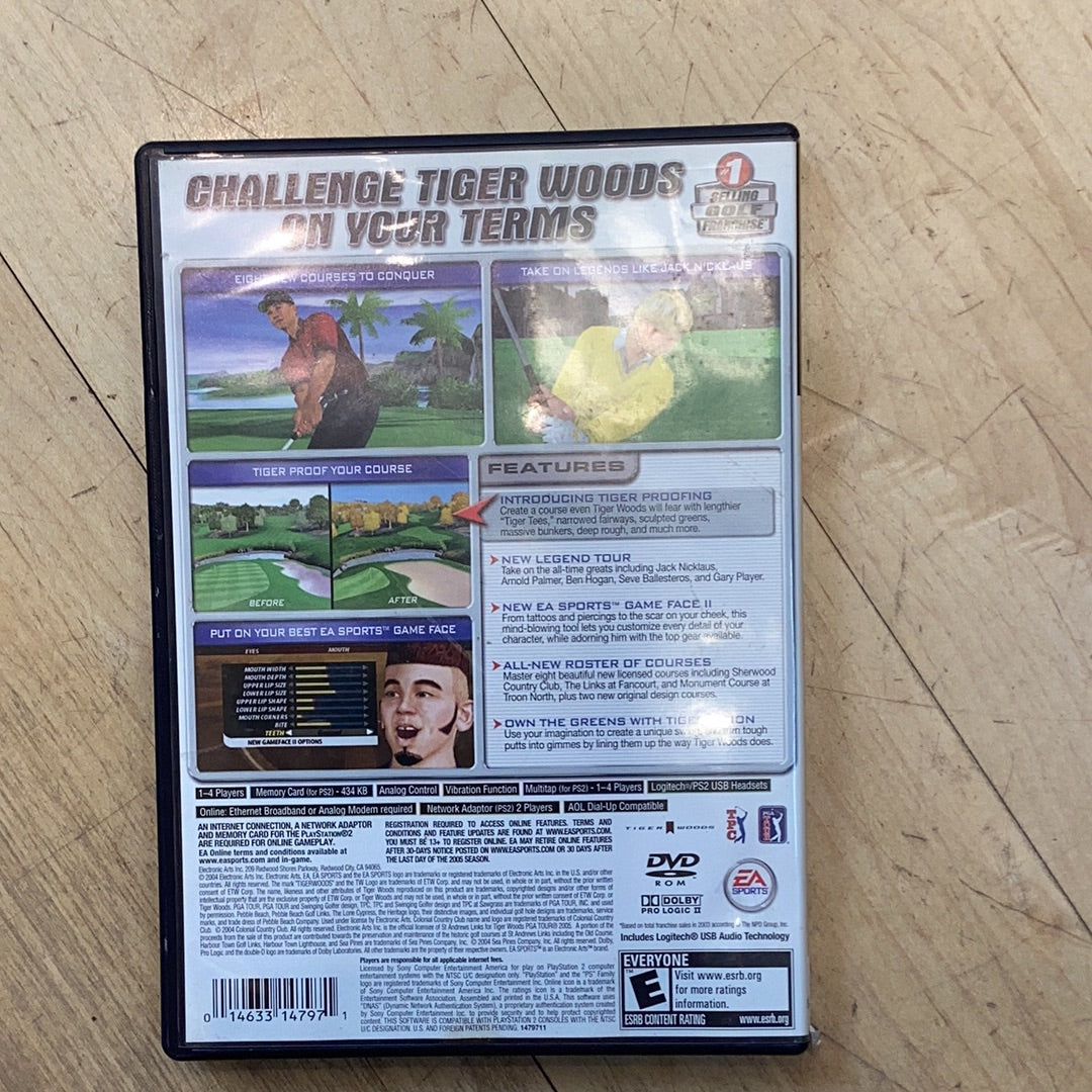 Tiger Woods PGA Tour 2005 - PS2 - Used