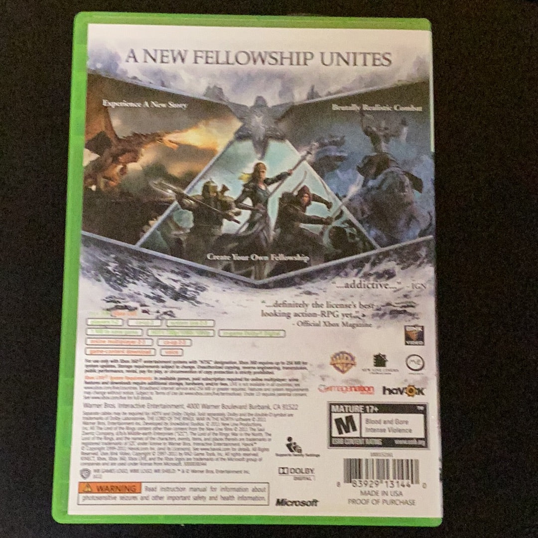 Lord of the Rings War in the North - Xb360 - Used