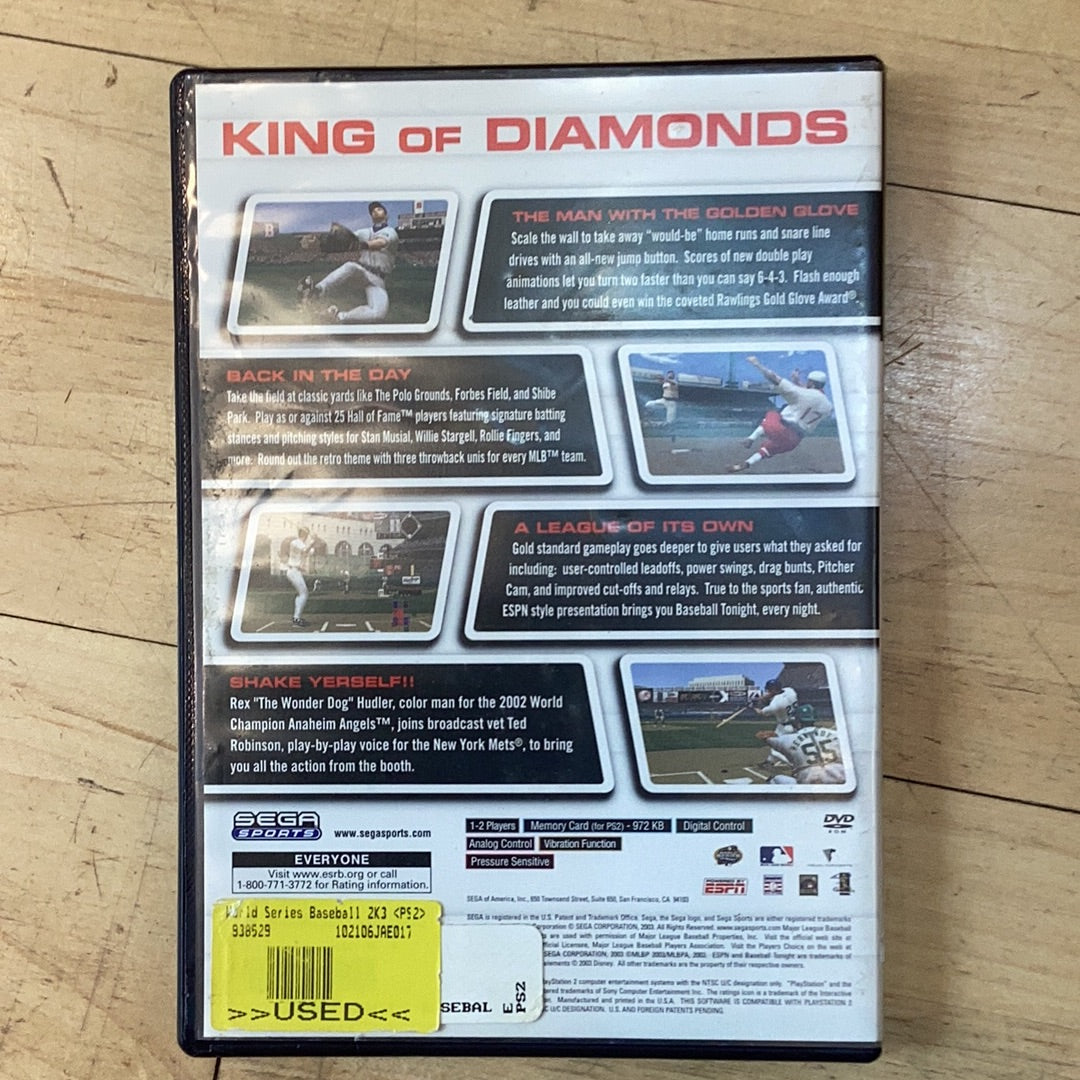 World Series Baseball 2K3 - PS2 - Used