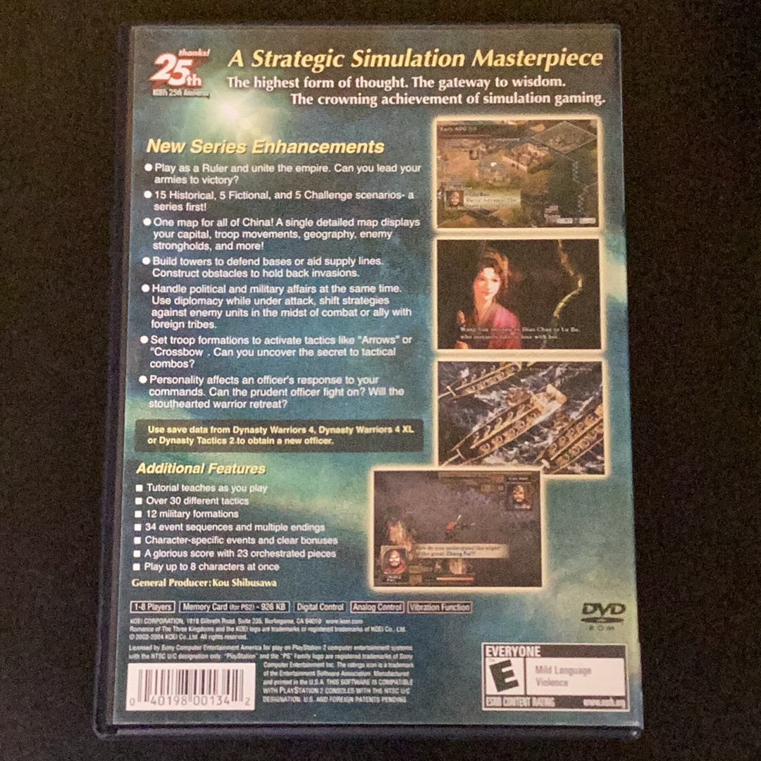 Romance of the Three Kingdoms IX - PS2 Game - Used