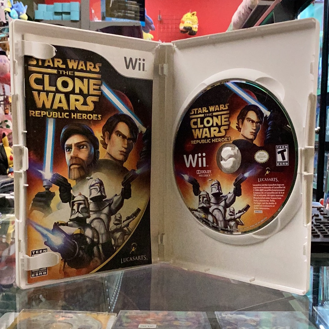 Star Wars The Clone Wars Republic Heroes - Wii - Used