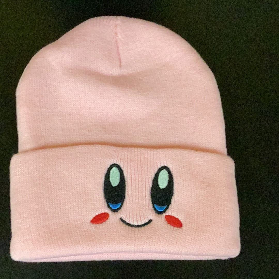 Kirby Beanie Clothing- Pink