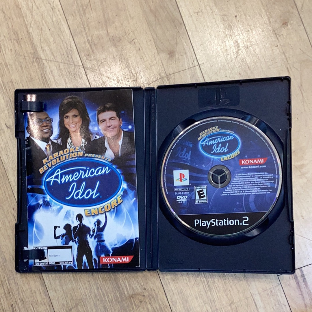 Karaoke Revolution American Idol Encore - PS2 - Used