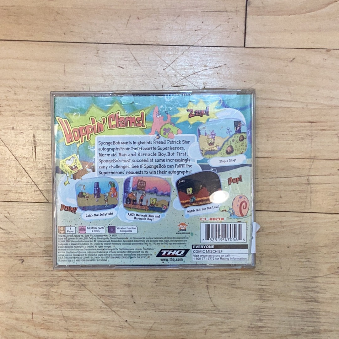Spongebob Squarepants Supersponge - PS1 - Used