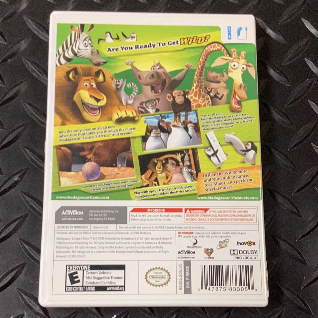 Madagascar Escape 2 Africa - Wii - Used