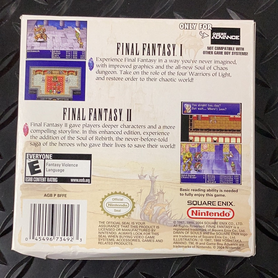 Final Fantasy 1 & 2: Dawn of Souls - GBA - Used