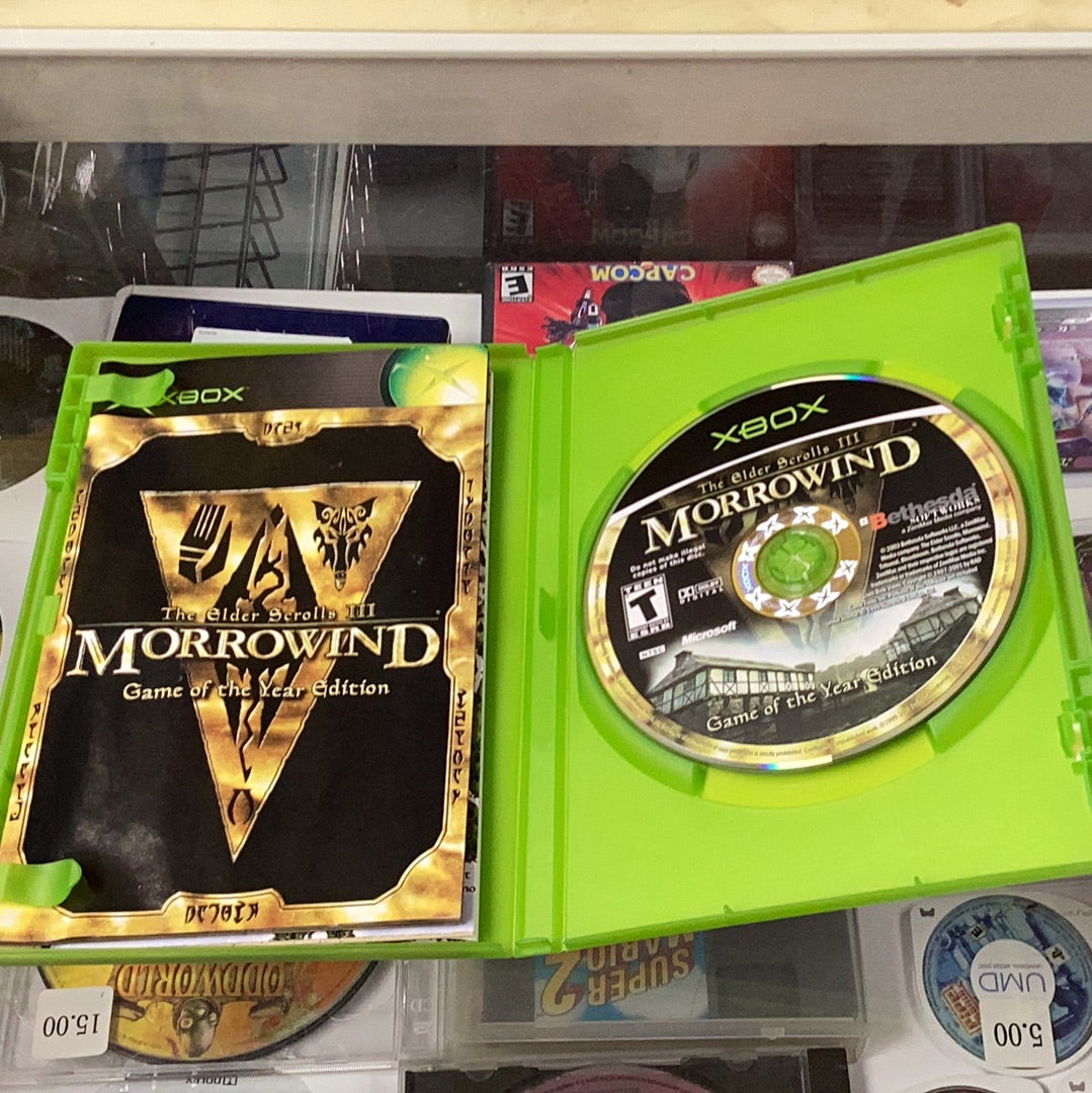 The Elder Scrolls III Morrowind Game of the Year Edition - xbox - Used