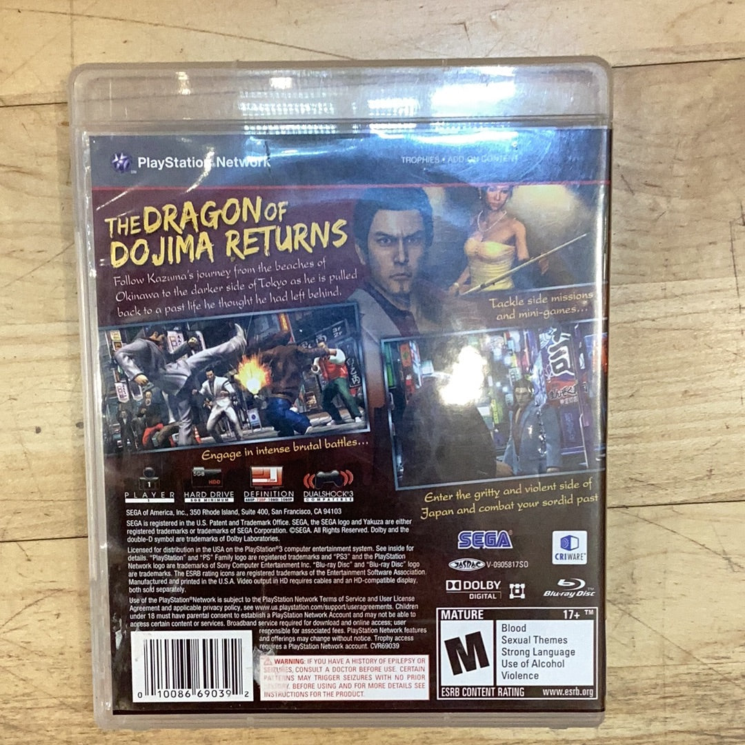 Yakuza 3 - PS3 - Used
