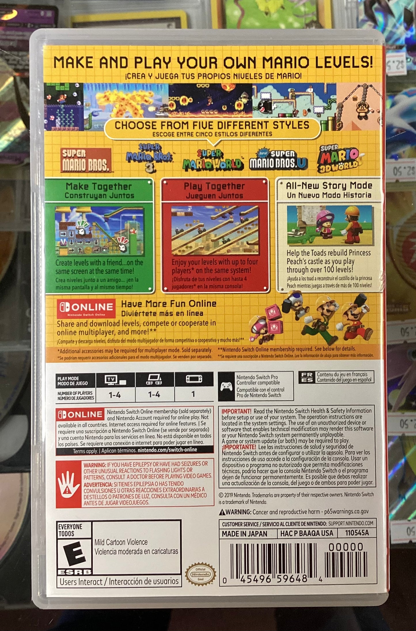 Super Mario Maker 2 - Switch - Used