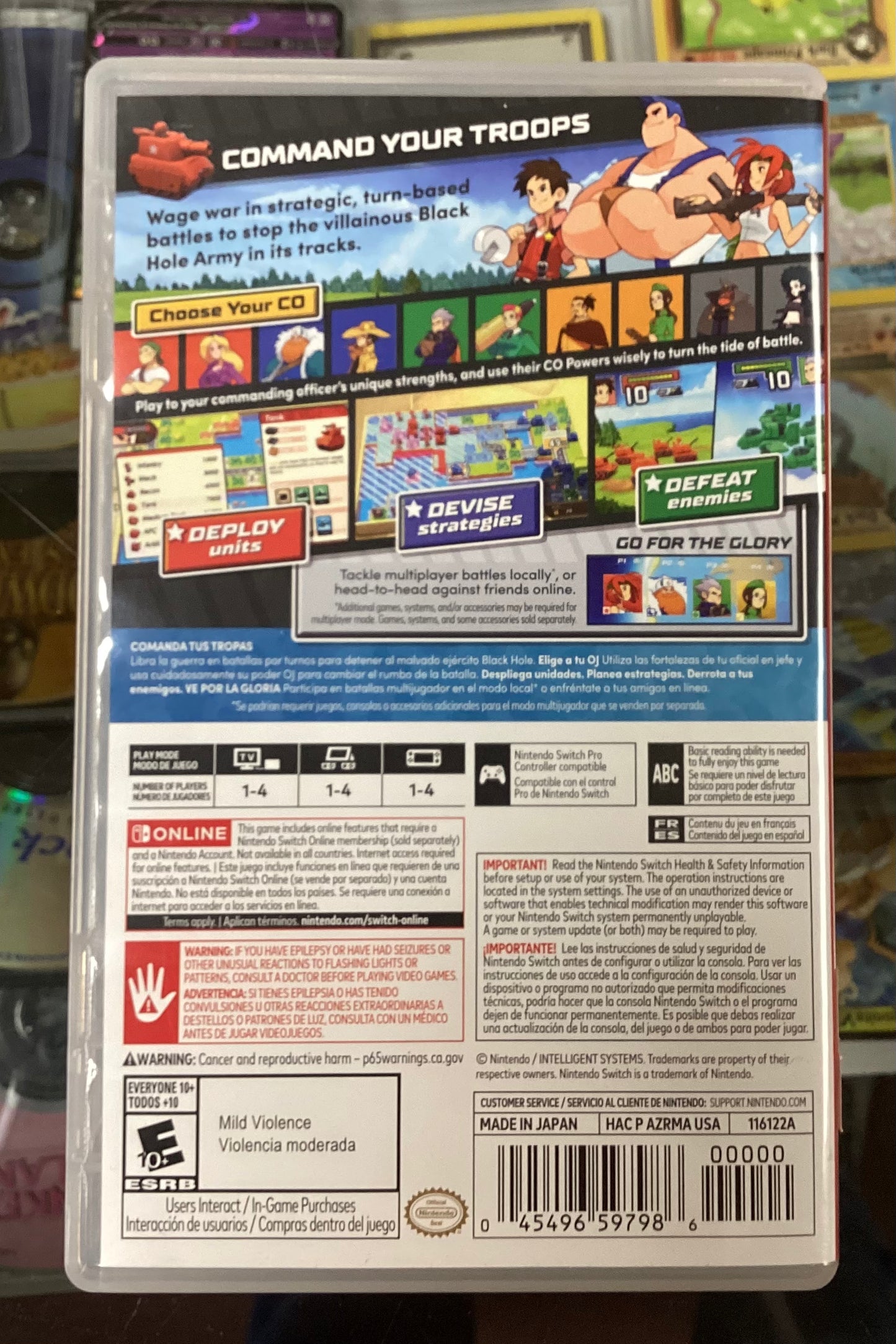 Advance Wars 1 + 2 Reboot Camp - Switch - Used