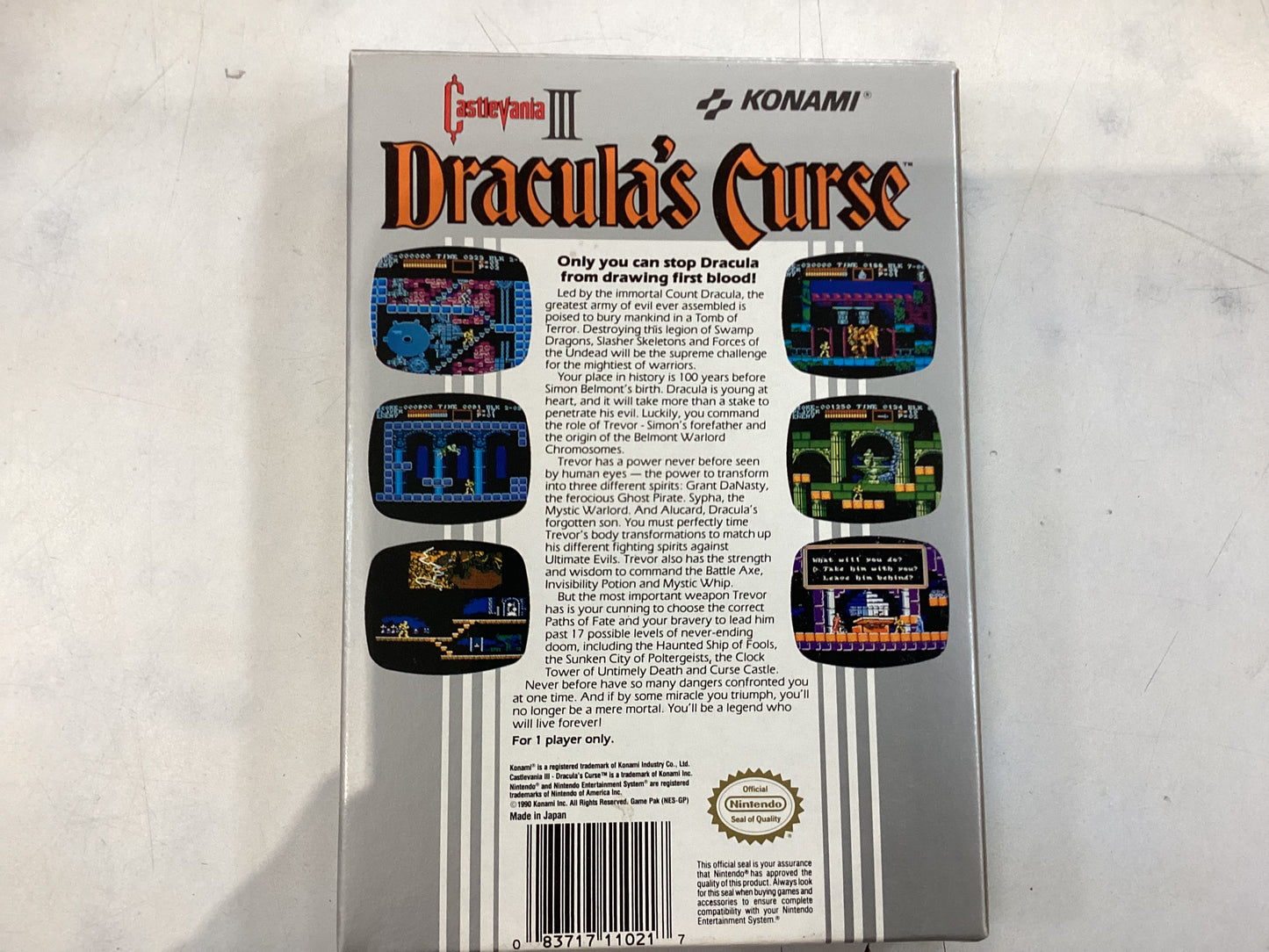 Castlevania 3; Dracula’s Curse -NES- Used