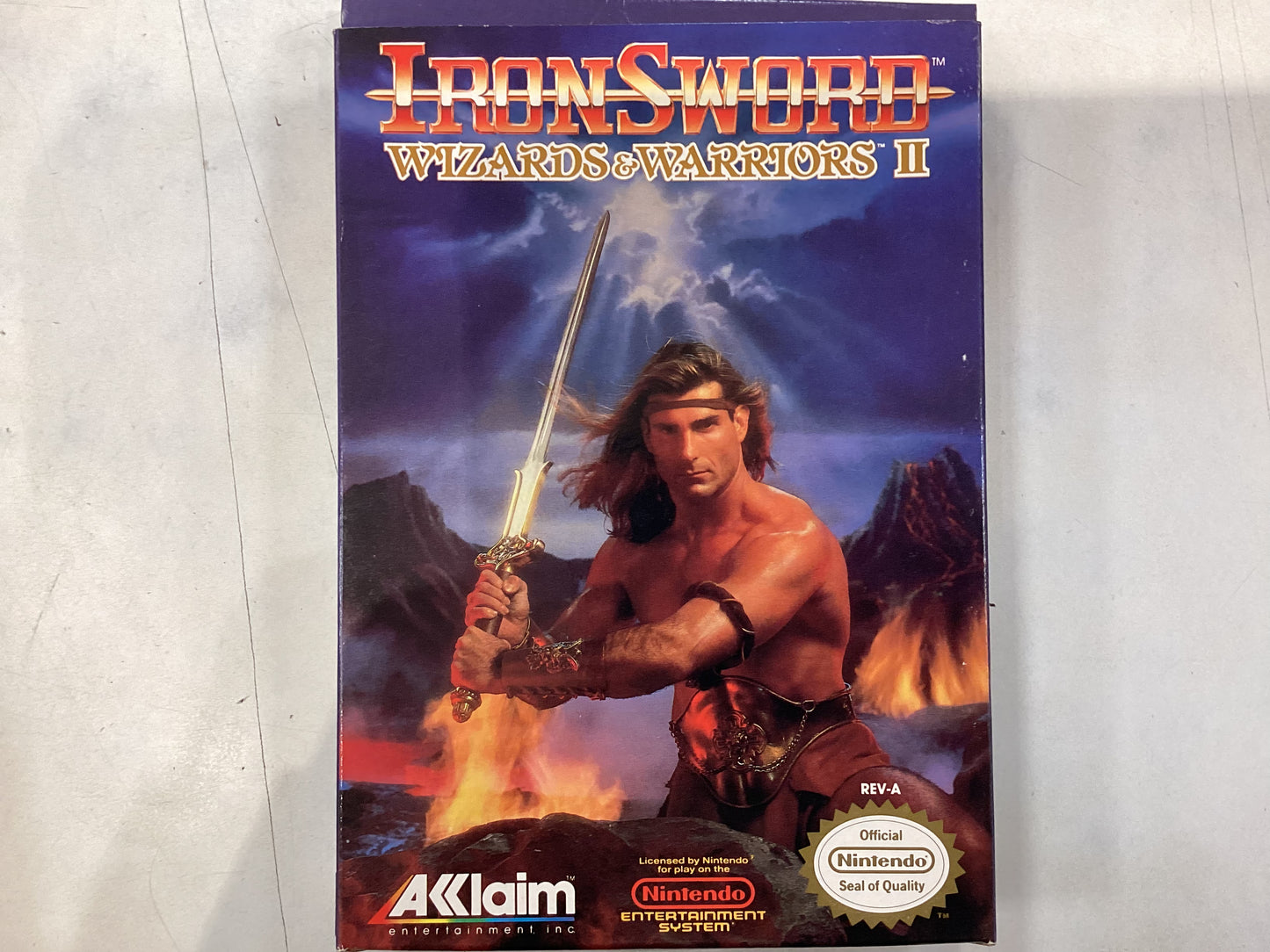 Iron Sword; Wizard and Warriors 2 -NES- Used