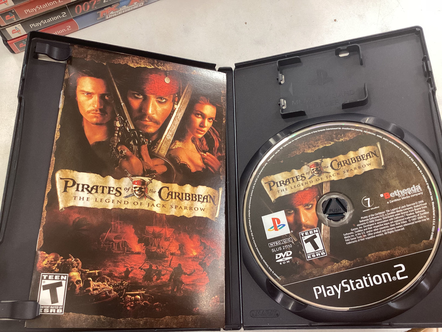 Pirates of The Caribbean; The Legend of Jack Sparrow -PS2- Used
