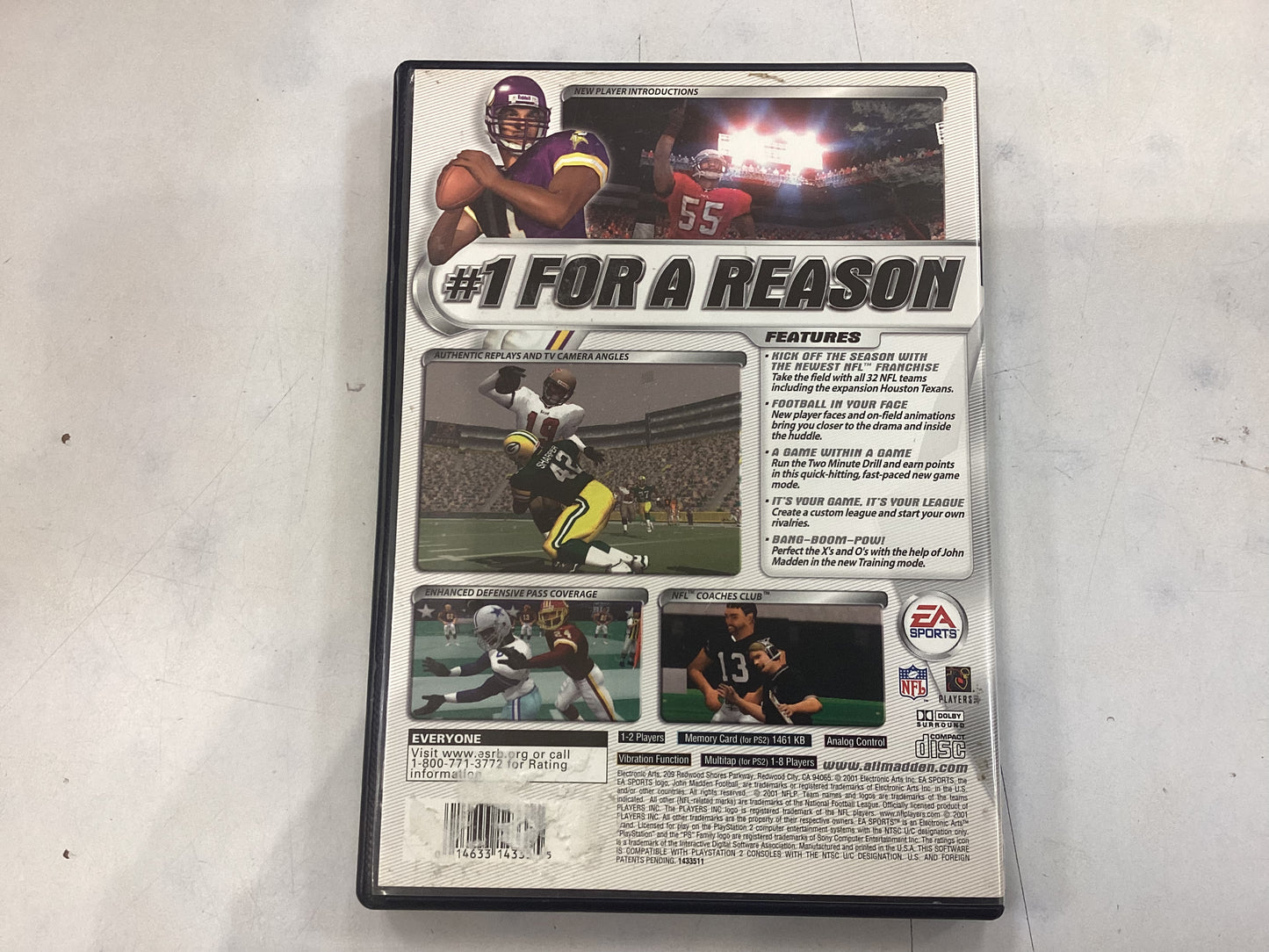 Madden 02 -PS2- Used
