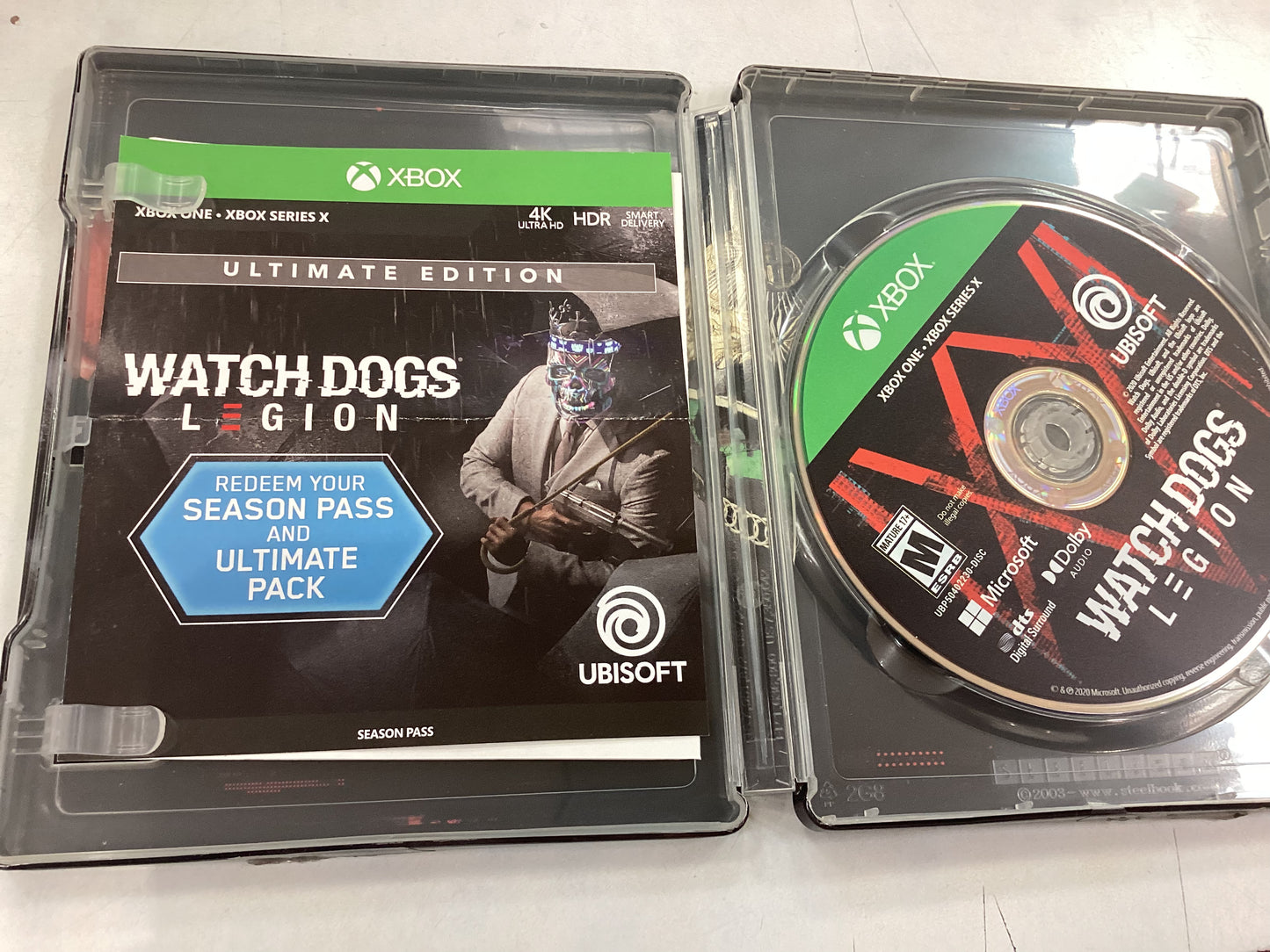 Watch Dogs Legion; Steel Case -XB1- Used