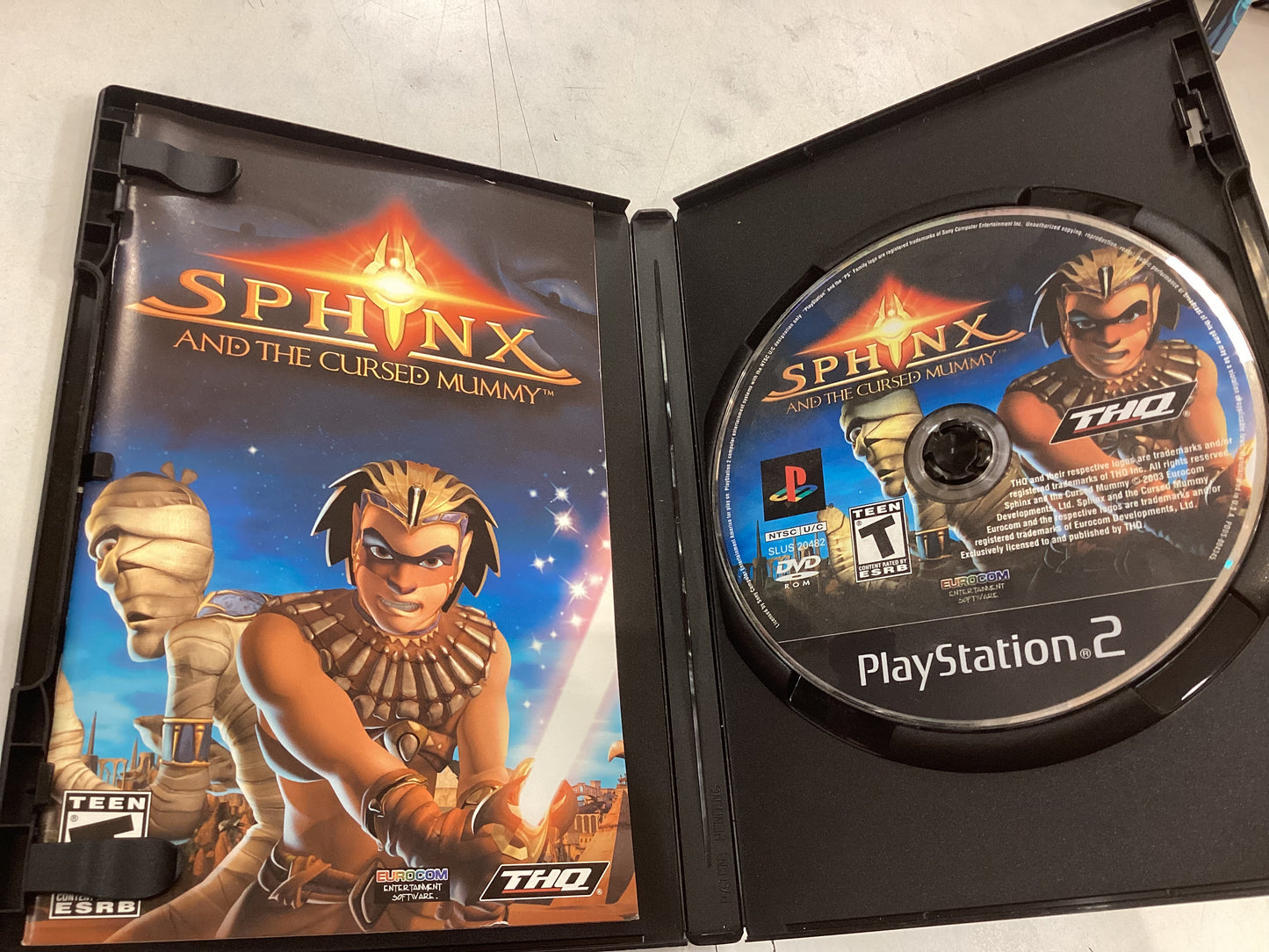 Sphinx and The Cursed Mummy -PS2- Used