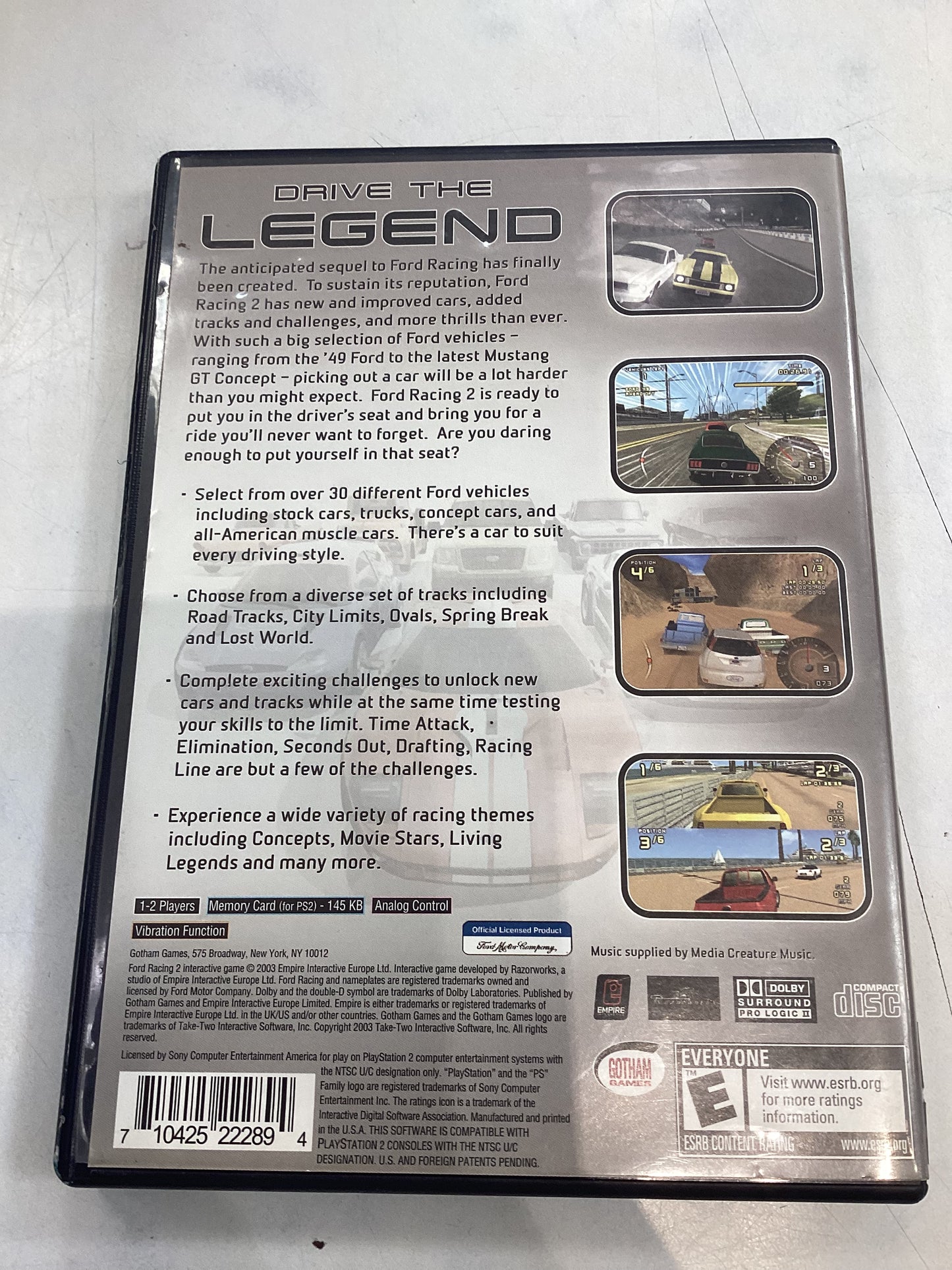 Ford Racing 2 -PS2- Used