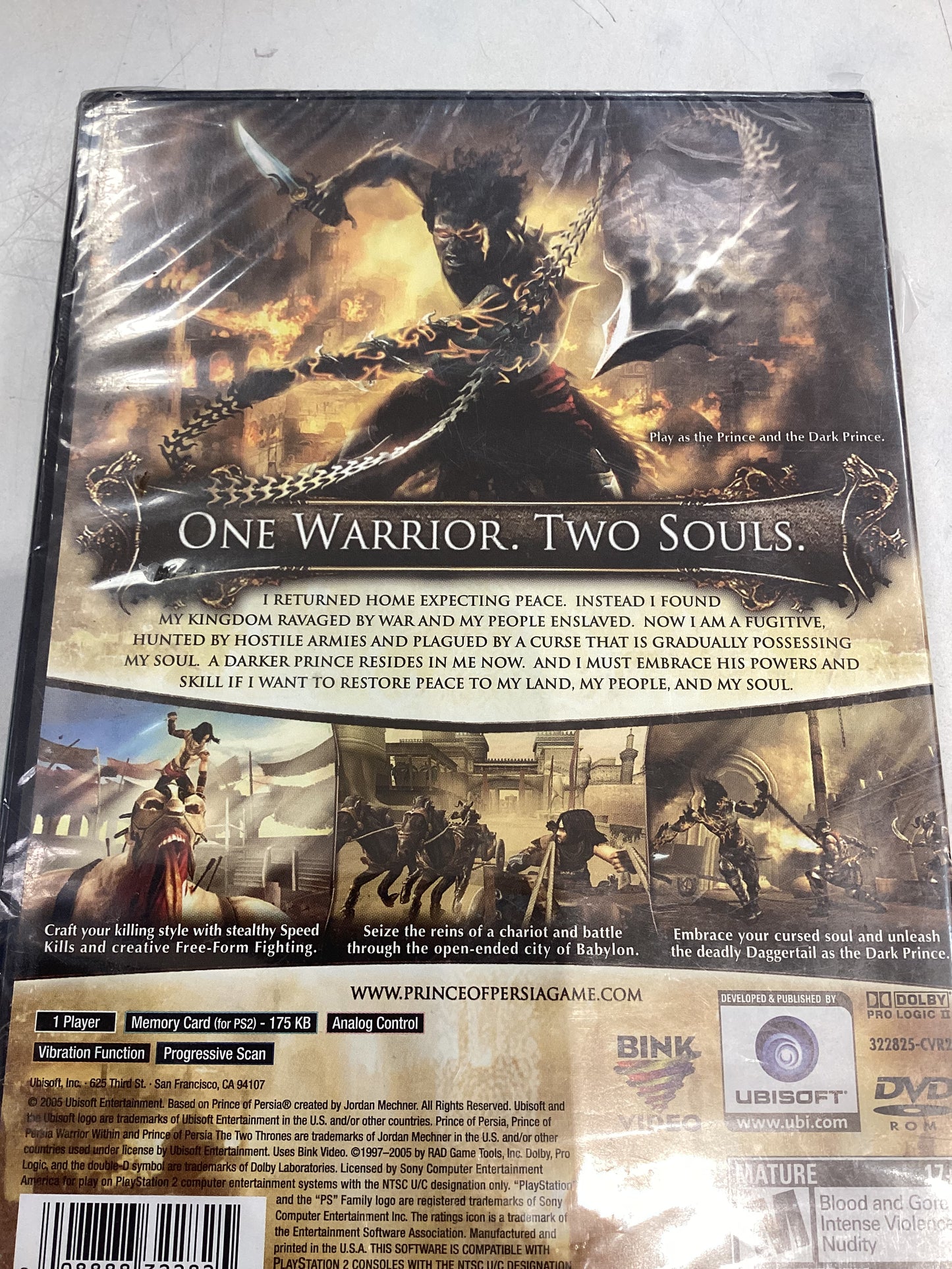 Prince of Persia: The Two Thrones -PS2- New