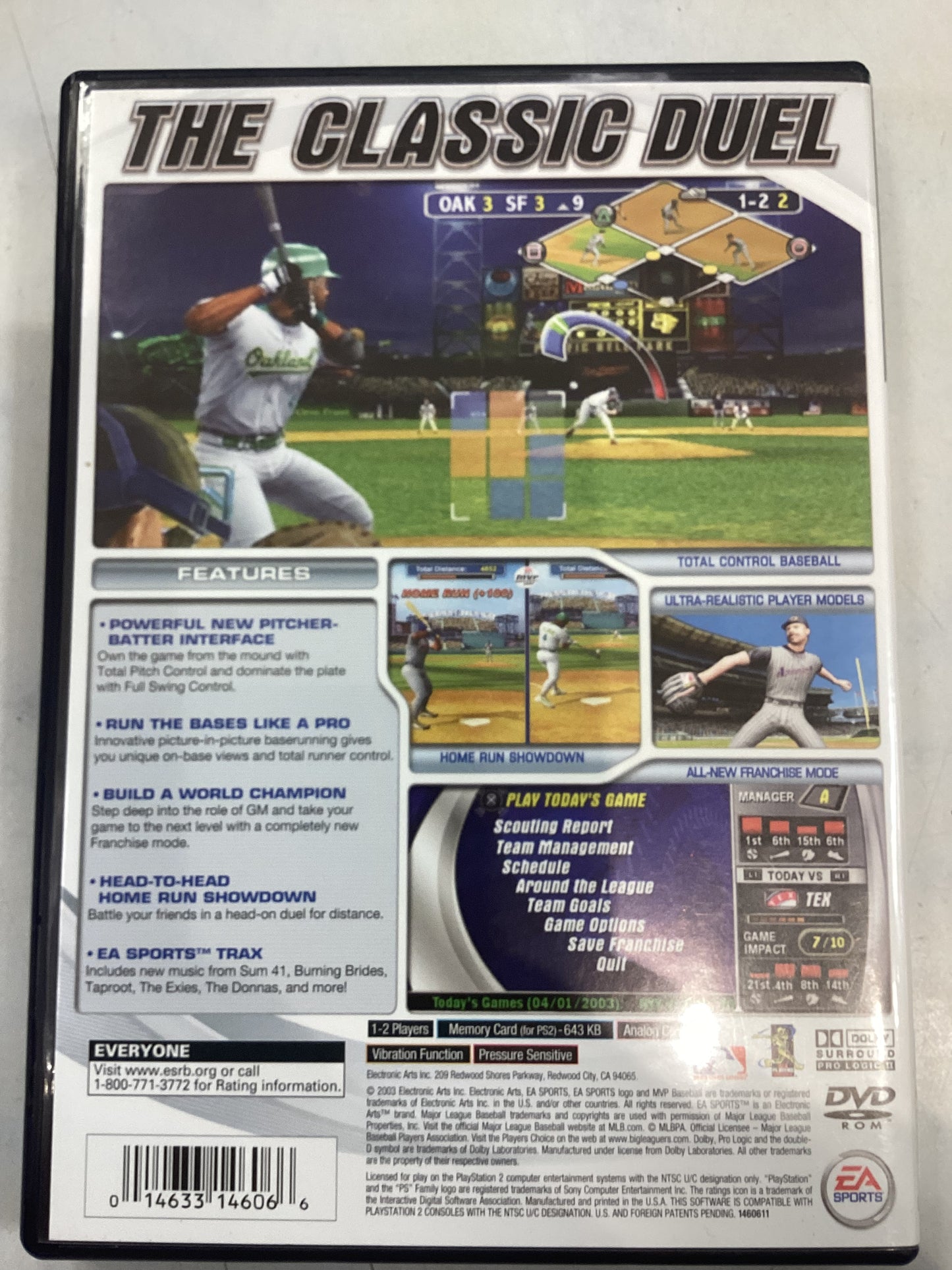 MVP Baseball 03 -PS2- Used