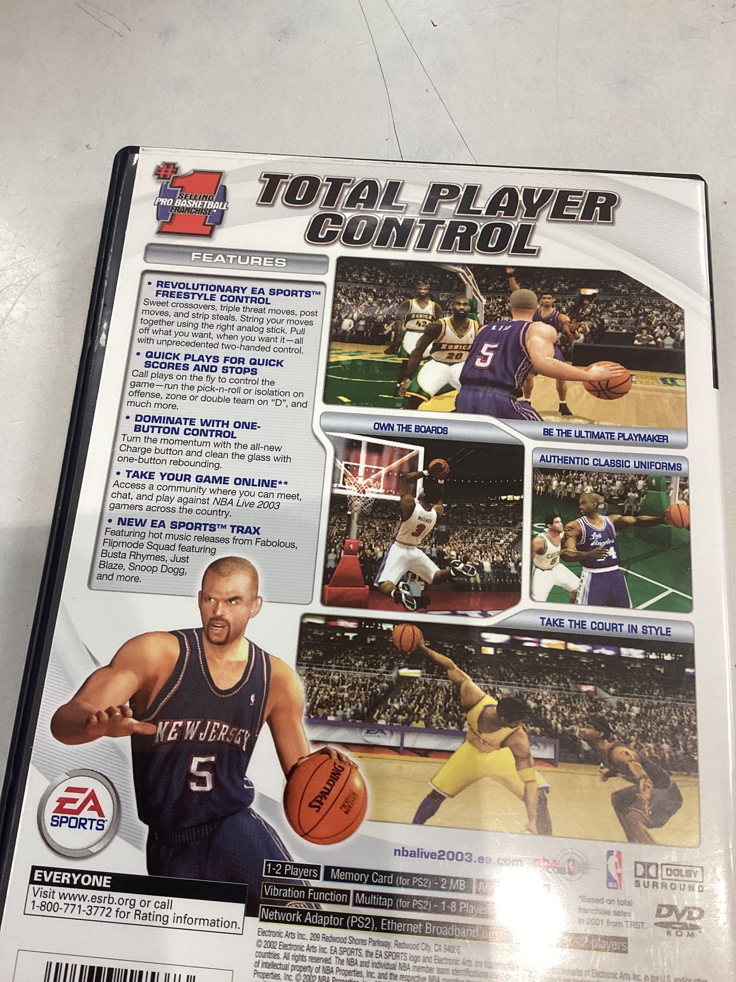 NBA Live 03 -PS2- Used